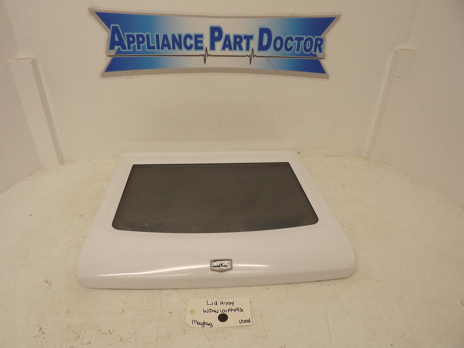 Maytag Washer WPW10119492 Lid Assy Used Maytag Washer WPW10119492 Lid Assy Used